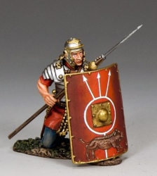 ROM024 Roman Soldier Kneeling with Pilum